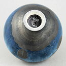 Isak Isaksson (2020) Unique Vase with Silver/Blue Crystalline Glaze 12 cm