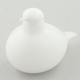 Oiva Toikka (1996) White Little Tern (Tirrit) Glass Bird 11 cm (4)