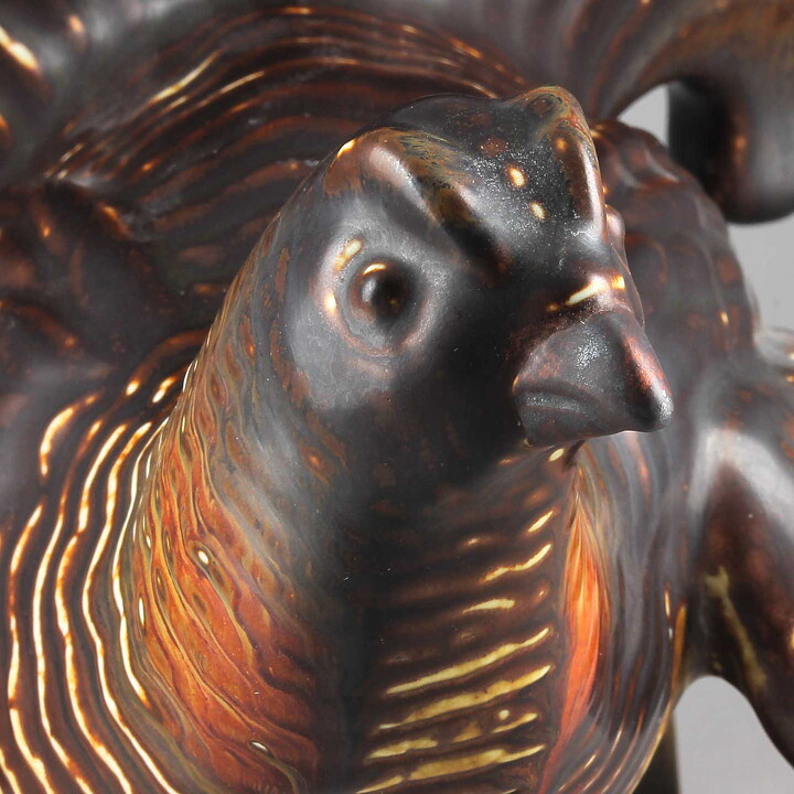 Gunnar Nylund (1950s) Masterpiece Capercaillie  Sculpture 26 cm