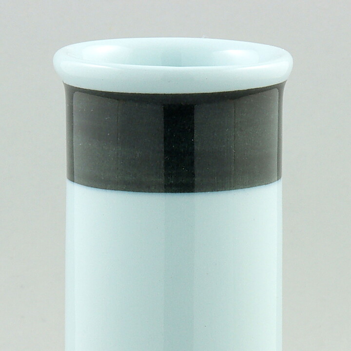 Rolf Sinnemark (1980s) Black/White Modern Vase 18 cm
