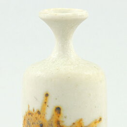 Rolf Palm (1972) Unique White/Brown Vase 12 cm