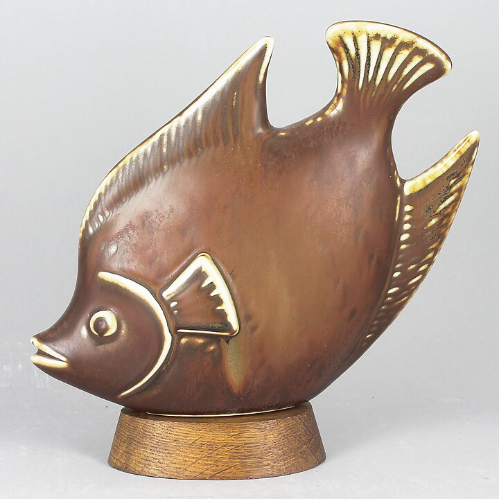 グナー・ニールンド 表情がユニークな魚 Fish 1951年 (2) 