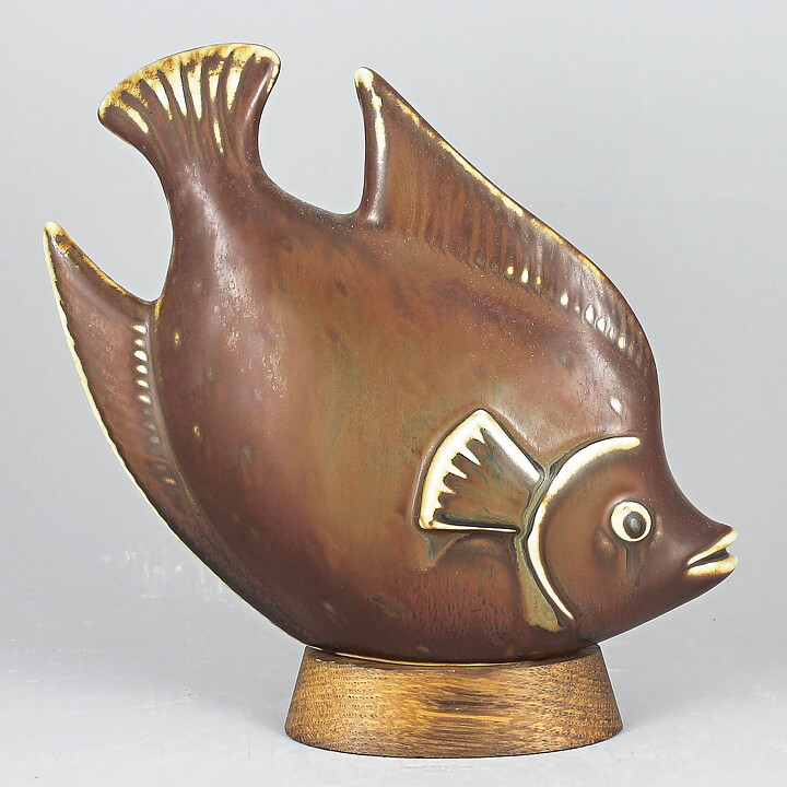 グナー・ニールンド 表情がユニークな魚 Fish 1951年 (2) 
