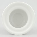 Sylvia Leuchovius (Sylvia 1976) White Rounded Eggcup with Viola Decor 7/4 cm  [Sample Images]