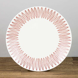 Stig Lindberg (Red Salix 2000s) Splendid Small Plate (18 cm)