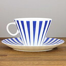 Stig Lindberg (Matros 2007) Blue Teacup with Saucer