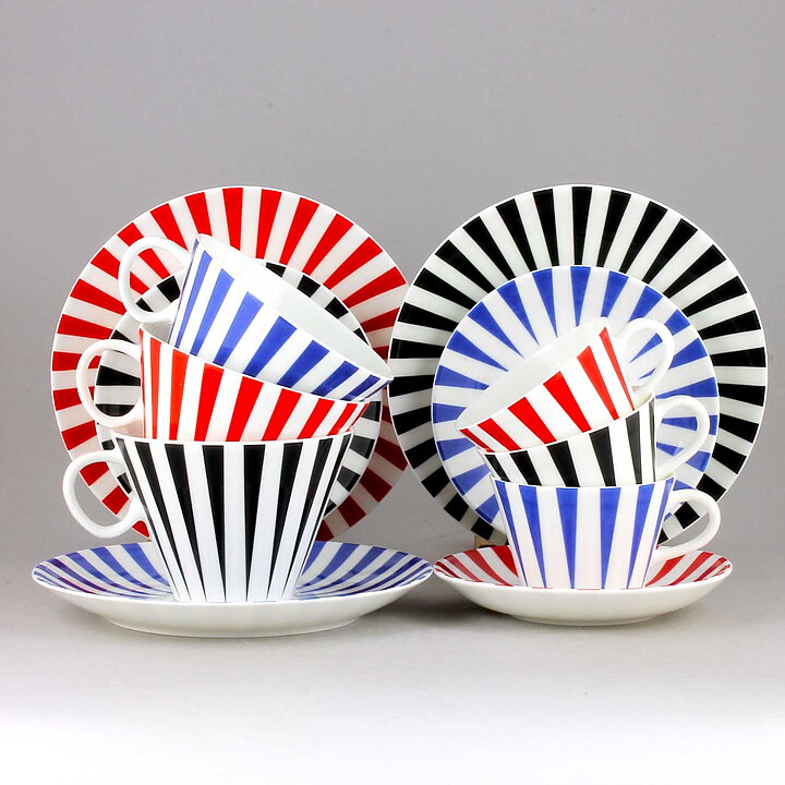 Stig Lindberg (Matros 2007) Blue Teacup with Saucer