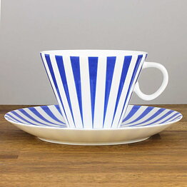Stig Lindberg (Matros 2007) Blue Teacup with Saucer