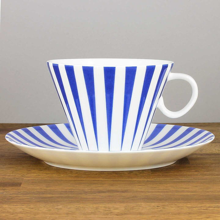 スティグ・リンドベリ Matrosシリーズ   ブルー   カップ＆ソーサー  2007年 (Tea)