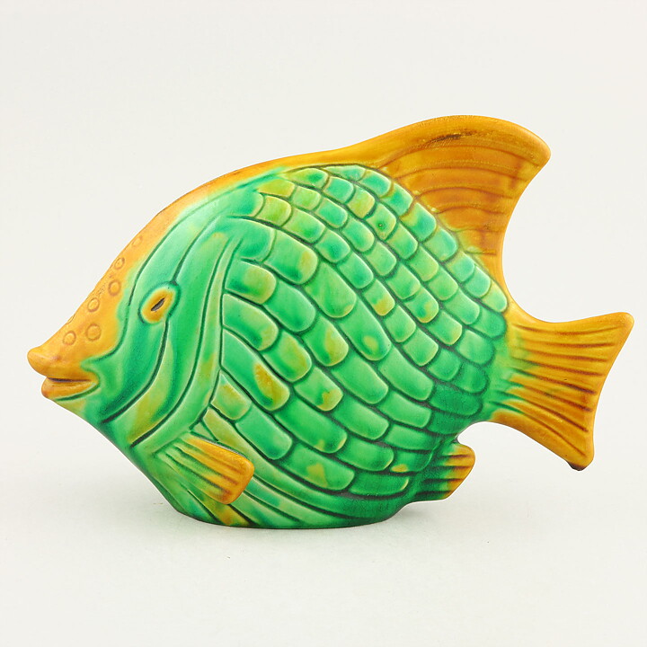 グナー・ニールンド  カラフルな平たい魚   22cm  1940年代