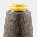 Gunnar Nylund (1959) Brown Vase with Yellow Top 19 cm (2)