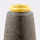 Gunnar Nylund (1959) Brown Vase with Yellow Top 19 cm (2)