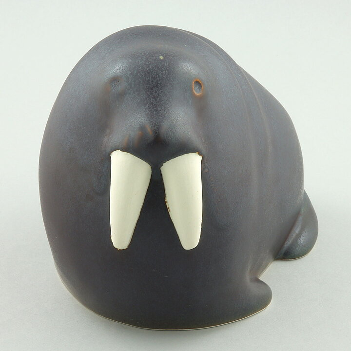 Taisto Kaasinen (Arabia 1960s) Modernistic Walrus 19 cm