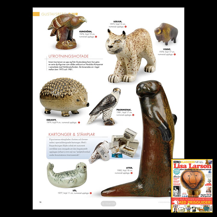 リサラーソン カワウソ  UTTER WWF シリーズ (1980年)  21cm