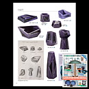 Vilhelm Bjerke-Petersen (Fasett 1951) Purple Modern Vase 27 cm
