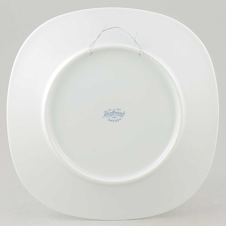 Lars Thorén (Flora 1950s) Quadratic Wall Plate with Dandelion Motif 20 cm (2)
