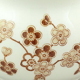 Jackie Lynd (Japonica 1977) Creamer with Brown Flowers 11 cm (2)