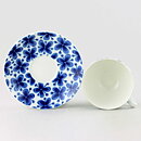  Marianne Westman  (Mon Amie 1952) Coffee Cup with Blue Flower Pattern 11 cm  [Sample Images] 