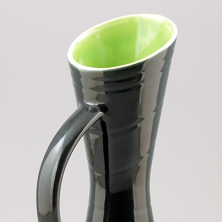 Carl-Harry Stålhane (California 1952) Black/Blue Pitcher Vase 25 cm