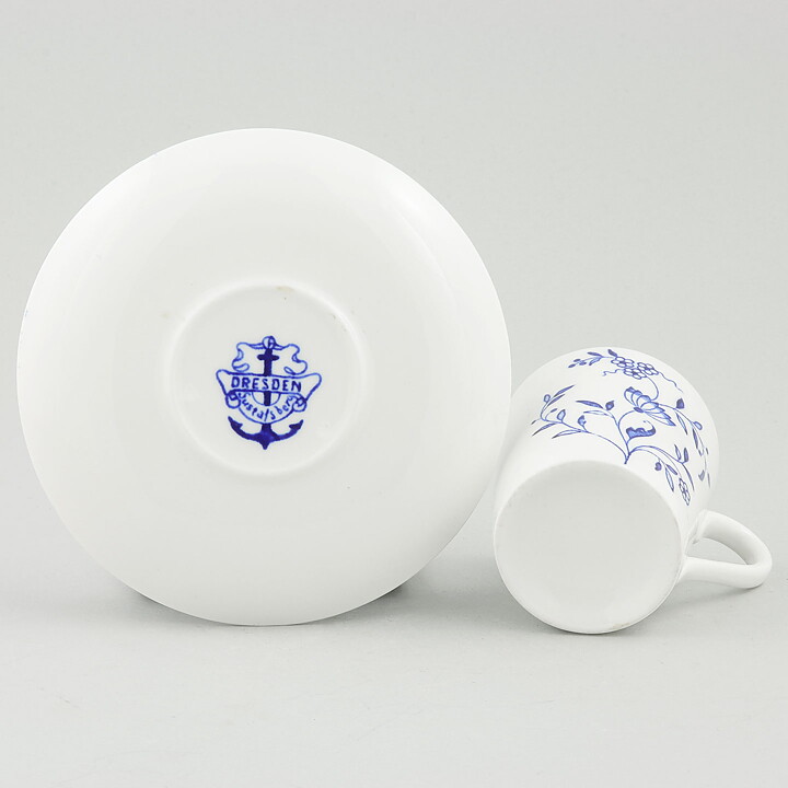 Stig Lindberg (Dresden 1962) Coffee Cup with Saucer 6 cm  [Sample Images]