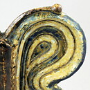 Willi Fischer (1960s) Rustic Butterfly Wall Plaque 24 cm