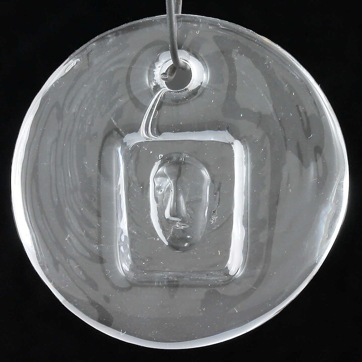Erik Höglund (1960s) Metal Candleholder with 3 Arms and 4 Clear Glass Medallions 26 cm SH78