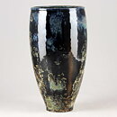 Isak Isaksson (2017) Unique Vase with Honey Brown Crystalline Glaze 19 cm