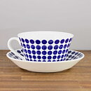 Stig Lindberg (Adam 2000s) Terrific Teacup with Saucer