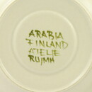  Raija Uosikkinen (1960s) Studio Teacup with Green/Yellow Decor 13 cm   [Sample Images]