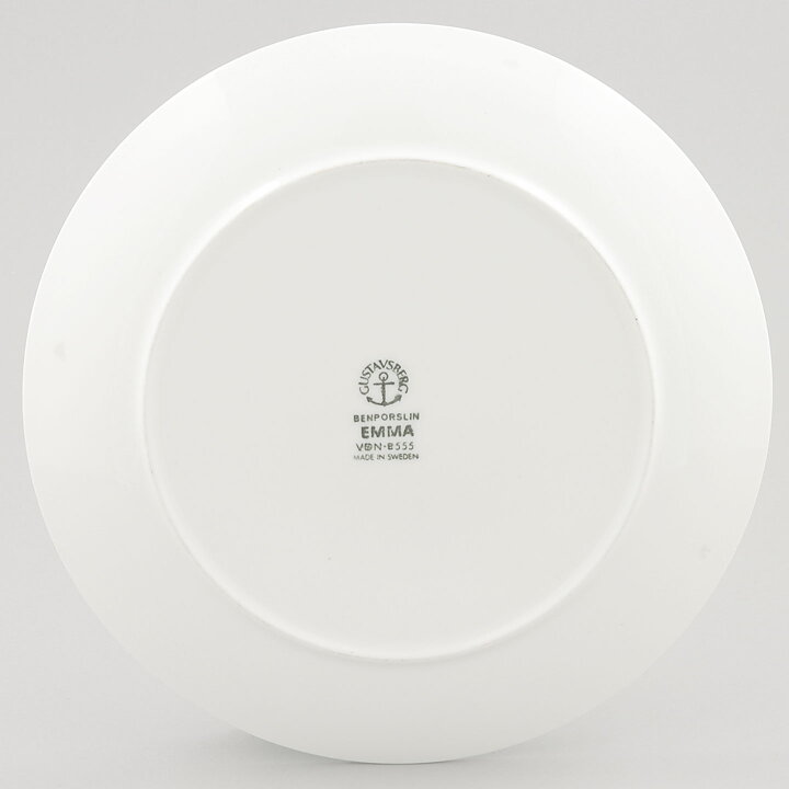 Paul Hoff (Emma 1971) Plates with Green Flower Decor 18 cm  [Sample Images]