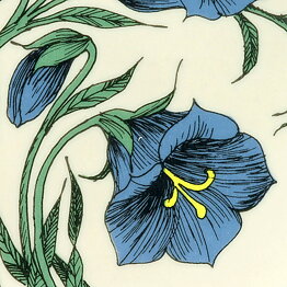Esteri Tomula (Botanica 1982) Peach-Leaved Bellflower Wall Plaque 13 cm