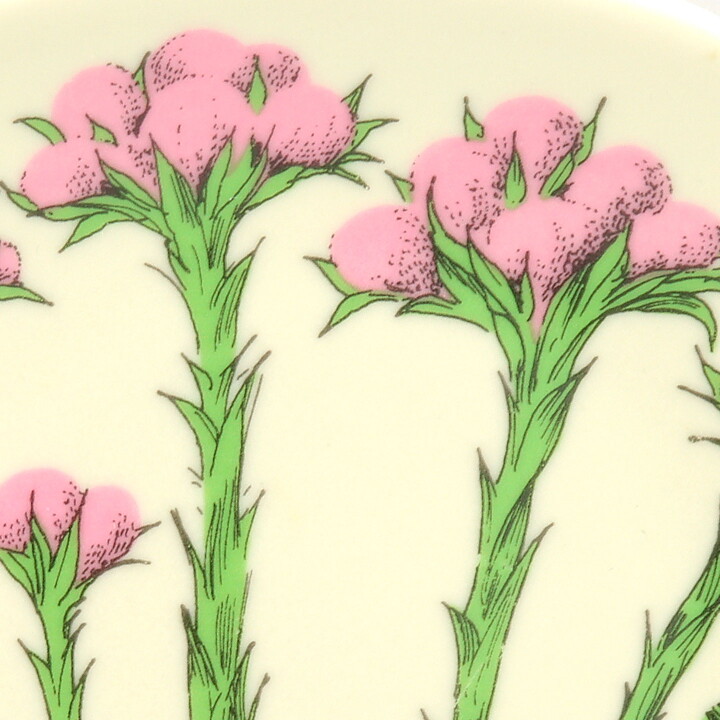 エステリ・トムラ  Botanicaシリーズ  エゾノチチコグサ  陶板  Wall Plaque  1984年   13 cm