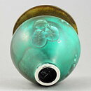 Isak Isaksson (2020) Unique Vase with Green Crystalline Glaze 14 cm