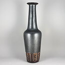 Gunnar Nylund (ASL 1964) Majestic Dark Brown Vase 34 cm