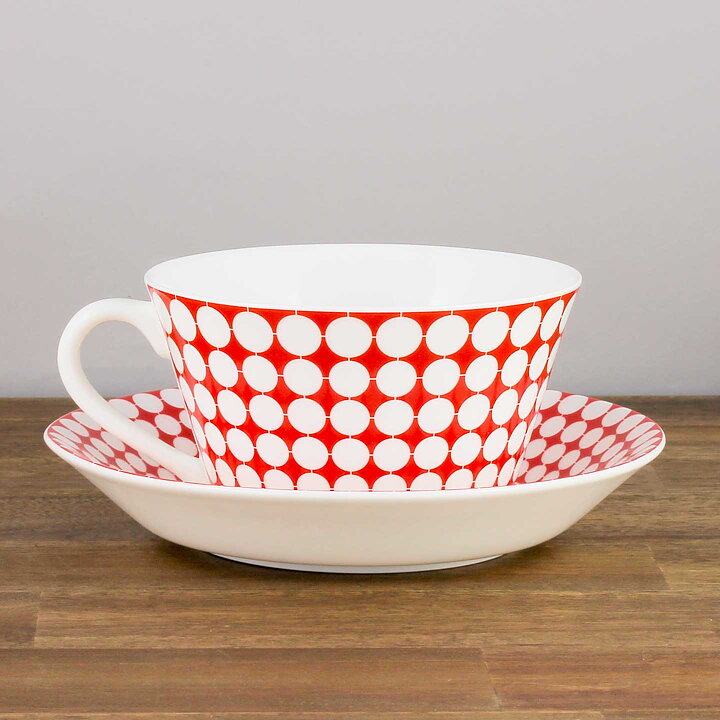 Stig Lindberg (Eva 2000s) Terrific Teacup with Saucer