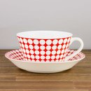 Stig Lindberg (Eva 2000s) Terrific Teacup with Saucer