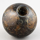 Isak Isaksson (2018) Unique Vase with Honey Brown Crystalline Glaze 13 cm