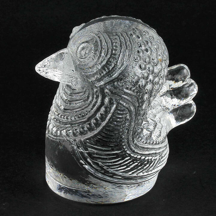 Bertil Vallien (1970s) Heartwarming Bird Sculpture 10 cm (2)