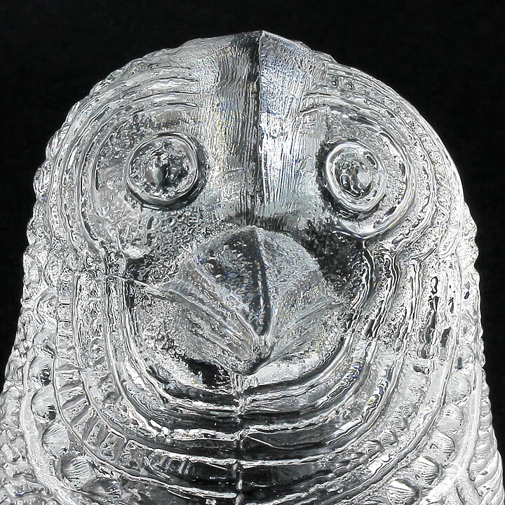バーティル･ヴァリーン   ガラスの彫刻  Bird 鳥  10cm 1970年代 (2)
