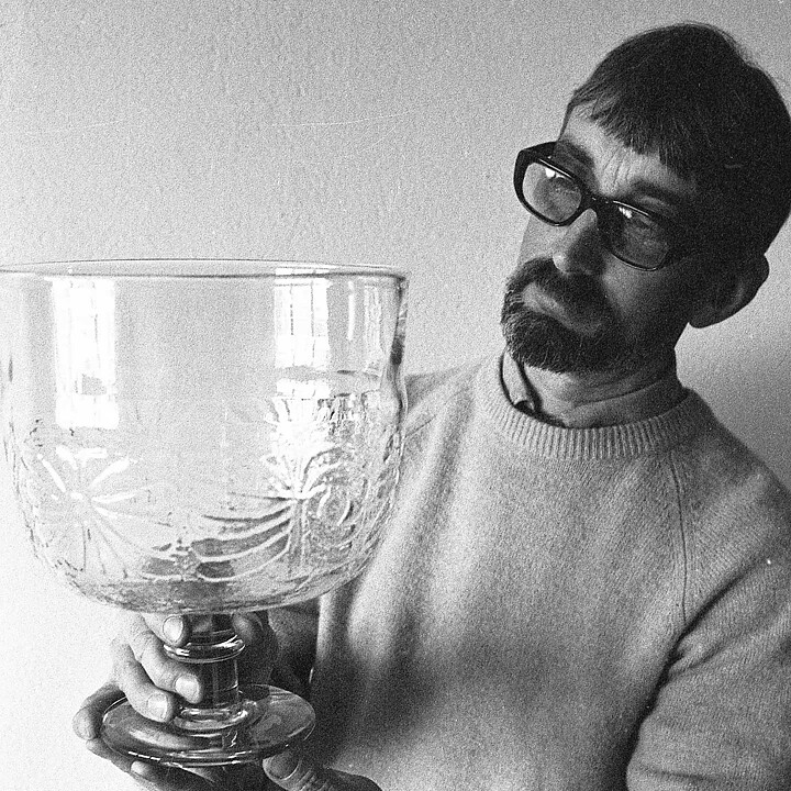 ベングト・エデンフォルク  Trollシリーズ  ブラウンのマグカップ  浮彫模様  3点  12cm  1960年代