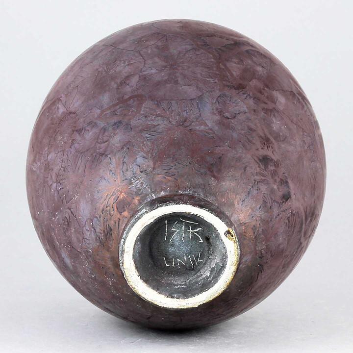 Isak Isaksson (2015) Unique Vase with Red Crystalline Glaze 32 cm