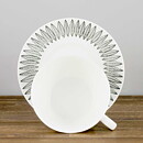 Stig Lindberg (Black Salix 2000s) Terrific Teacup with Saucer