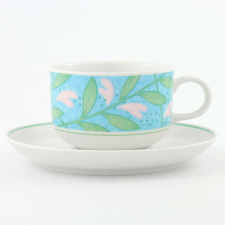 Suzanne Öhlén (Dalarö 1985) Coffee Cup with Colorful Flower Decor 11 cm   [Sample Images]
