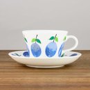 Stig Lindberg (Prunus 2000s) Charming Coffee Cup with Saucer