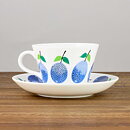 Stig Lindberg (Prunus 2000s) Charming Coffee Cup with Saucer