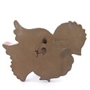 ベース・ノーマン  ピンクの鳥モチーフの陶板  13cm  1960年代