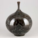 Isak Isaksson (2020) Unique Vase with Brown Crystalline Glaze 16 cm