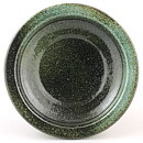 Karin Björquist (1960s) Green/Yellow Rounded Studio Bowl 16 cm