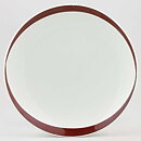 Stig Lindberg (Elips 1956) Plate with Brown Stylistic Decor 21 cm  [Sample Images]