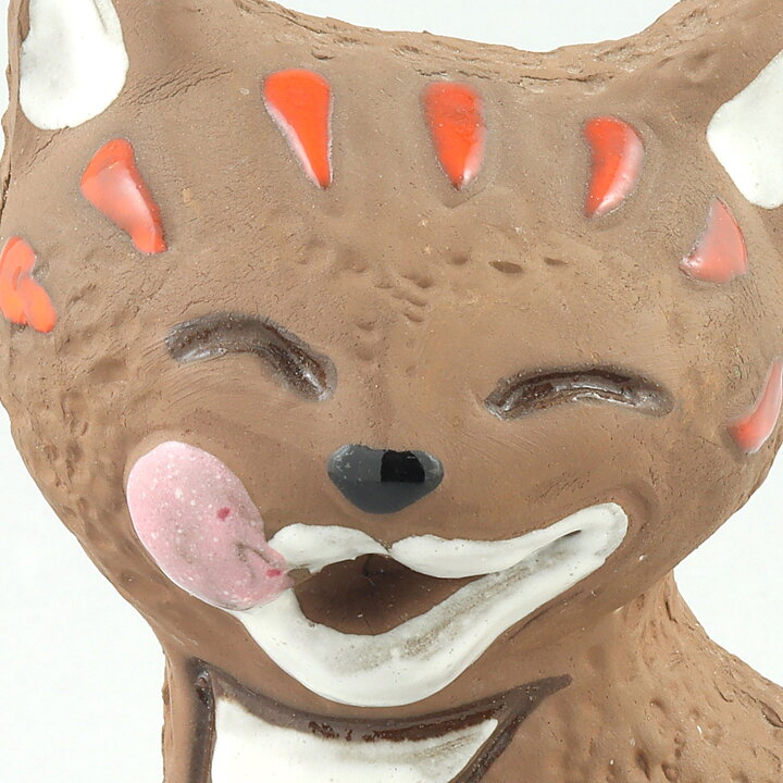 Tore Borg (1960s) Sitting Joyous Cat 11 cm
